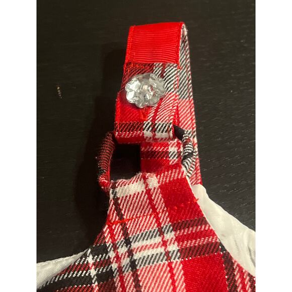 EUC - Bonnie Baby Plaid Holiday Dress in tartan pattern - Size 18 months - Picture 4 of 6